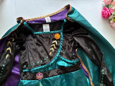 An16/ kostym delux anna frozen ii - v.7/8 let, 