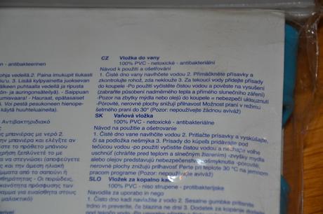 Protiskluzová podložka do vany, nová,