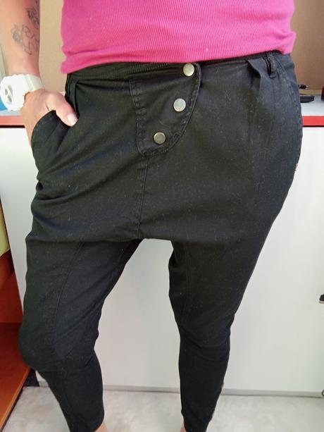 Černé baggy/nasrávačky zn."terranova" vel."xs", terranova,xs