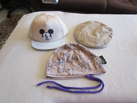 2x nová kšiltovka na 1-3 roky, (12-36 měsíců), disney,86