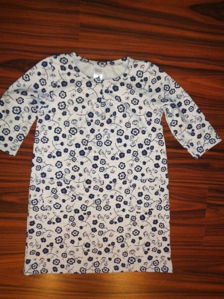 Nádherné květované šaty - modrobílé, palomino,128