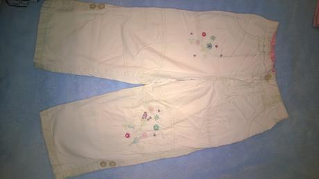 Plátěné kalhoty podšité bavlnou, tigerlily, vel 92, 92