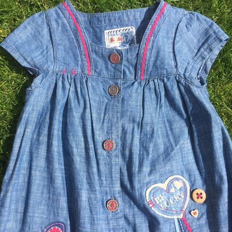 Letní šaty -vel. 110/imitace rifloviny/next, next,110