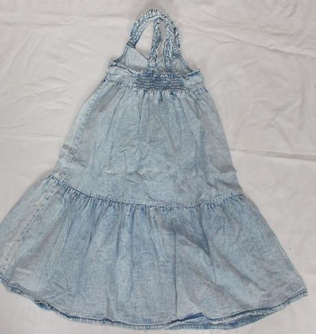 Ob22. skvělé džínové maxi šaty 9-10 let, f&f,140