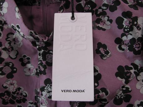 Skvělé fialové saténové šaty vero moda, vero moda,xs