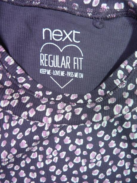 Bavlněné žebrované tričko vel.116, next,116