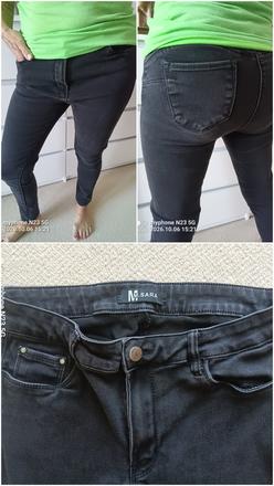 Rifle černé zn."m'.sara denim" vel "32", denim,32