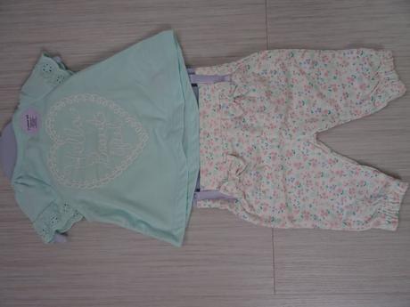 Nový newborn letní komplet pro holčičky, f&f,56