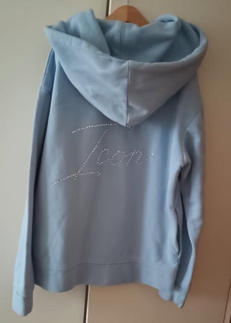 Krásná bavlněná mikina s kamínky vel.xs/s, xs