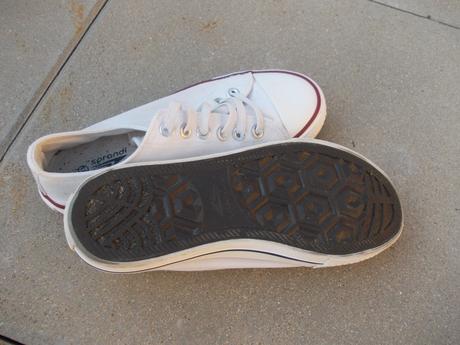 Bílé plátěné tenisky sprandi, vel.31/32, sprandi,31