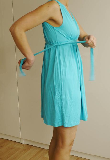 Mini saty / tunika tyrkysove barvy vel. s zara, mango,s