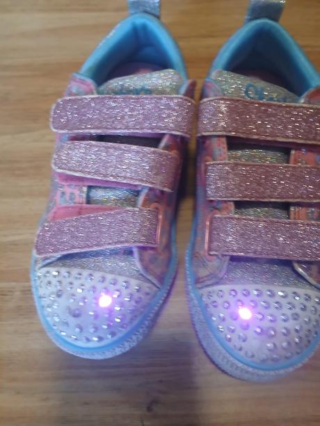 Třpytivé svítící boty skechers, vel. 29, skechers,29