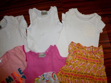 Letní balíček pro holku - 7 kusů - velikost 92, 86–98