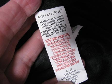 Dívčí flitrové společenské šaty, primark,116