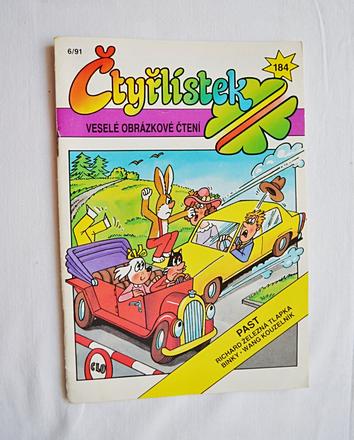 Dětský časopis čtyřlístek 184/ past,