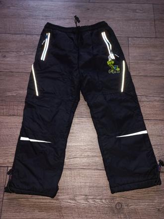 Zateplené šusťákové kalhoty, kugo,110