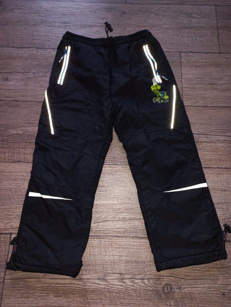 Zateplené šusťákové kalhoty, kugo,110