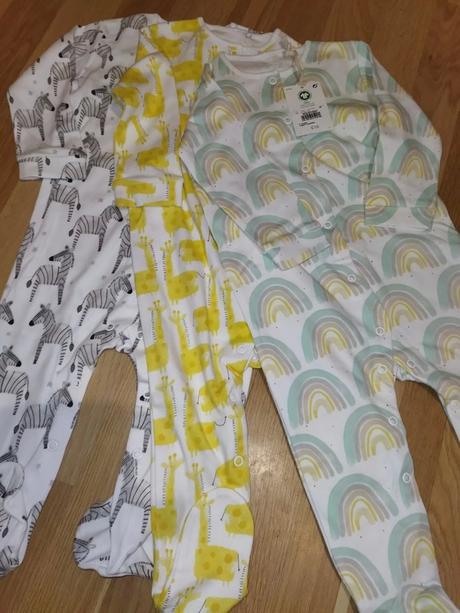 3x overal, overálky zebrou, žirafy, duhy 86 next, next,86