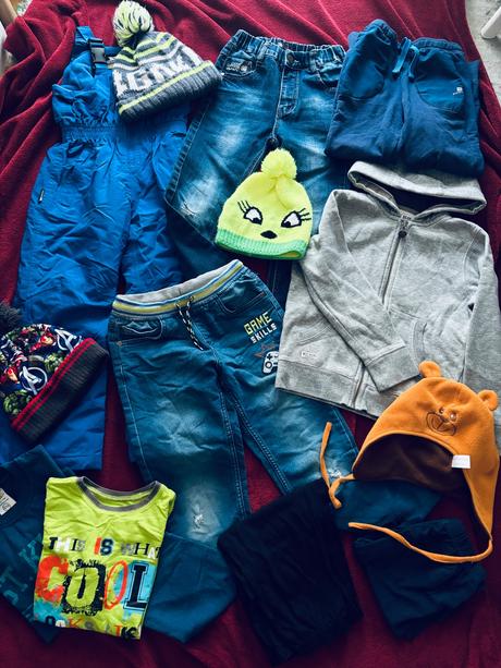 Set pro chlapce zima/podzim - v.116/122 / 13 ks, 104–116