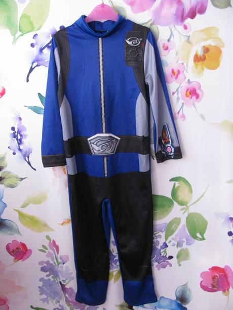 Maškarní kostým-blue power rangers,