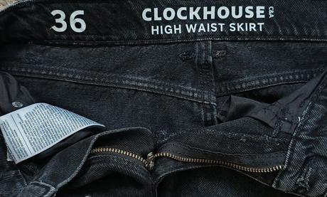 Riflová sukně vel. 36, clockhouse,36