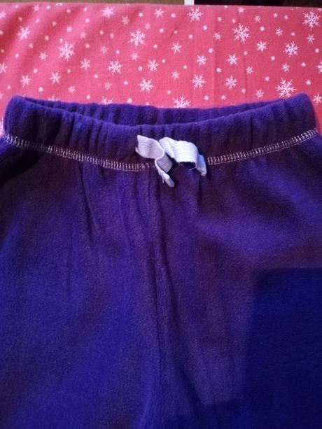 Kalhoty teplé dívčí fleesové., 140