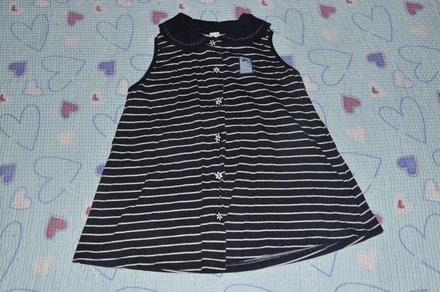 Bavlněné šatičky, tunička, zástěrka 98/104/110/116, 110