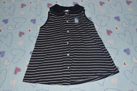 Bavlněné šatičky, tunička, zástěrka 98/104/110/116, 110