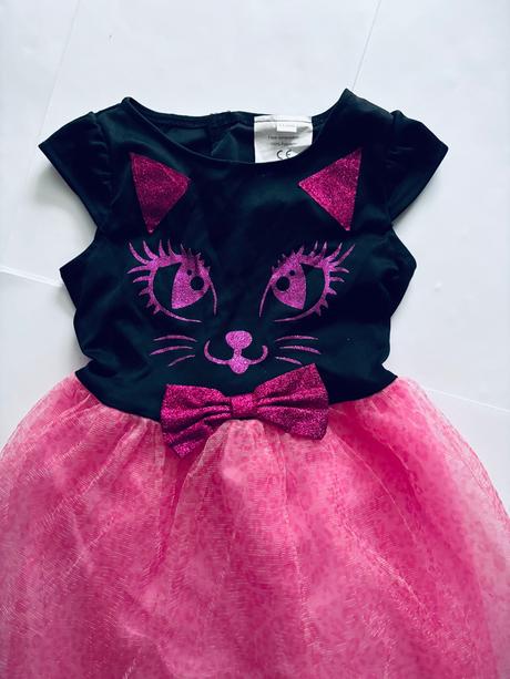 An25/ krásná kočička šaty - v.3/4 roky, 