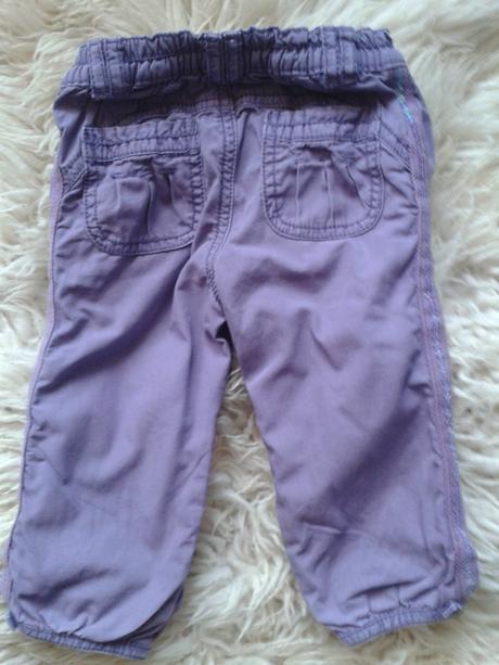 Kalhoty benetton s podšívkou, benetton,74