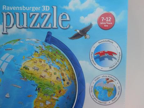 Puzzle ravensburger globus, 