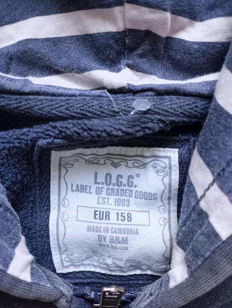 Rozepínací mikina s kapucí h&m, vel. 158, h&m,158