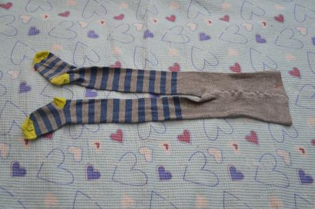 Punčošky punčocháče punčochy pruhované, f&f,104