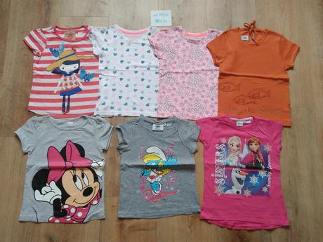 4 x tričko, disney,petit bateau,yd,next,v. 110/116, next,116
