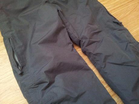 Tm.šedé lyžařské kalhoty, zn.trespass, vel.7-8let, 122
