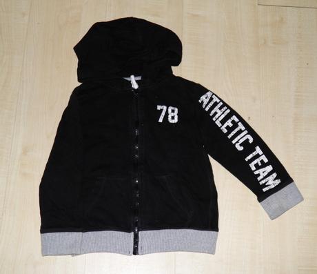 Černá mikina - vel.116, f&f,116