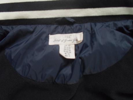 Modrá zateplená vesta vestička h&m, h&m,152