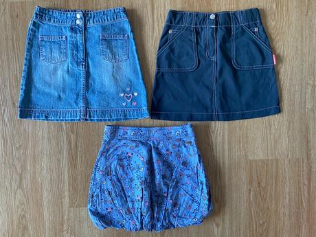 Dívčí sukně - 3ks - vel. 116, tom tailor,116
