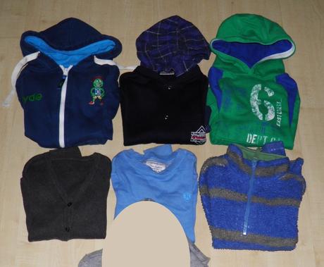 Klučičí mikiny a vesta - vel.122, marks & spencer,122