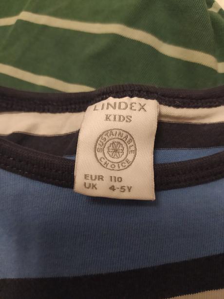 2pack lindex trička vel. 110, lindex,110
