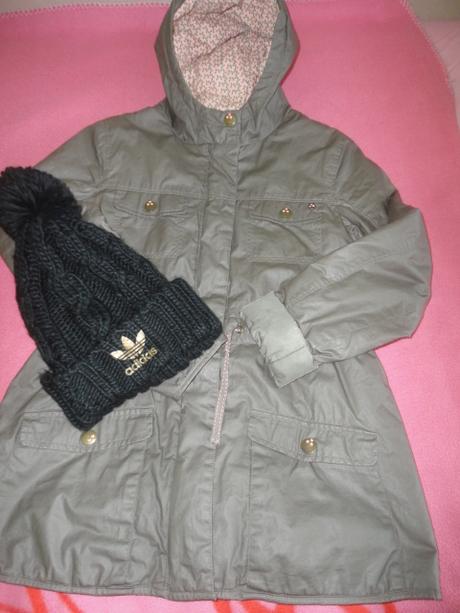 Přechodová, slabá zimní bunda okaidi, vel. 140-152, 146