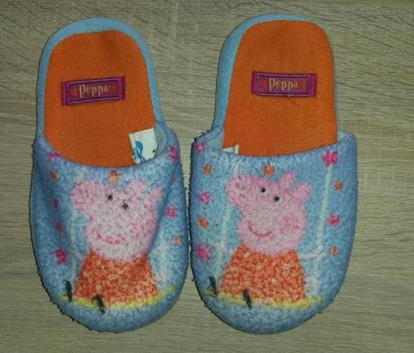 Fleece bačkory s peppa pig vel. 27-28, 27