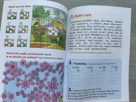 Vyplňovací sešity - 3. a 4. třída - matematika, čj,