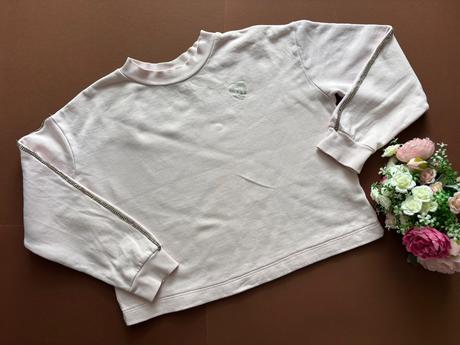 K1/ mikina růžová over side - v.11/12 let, river island,152