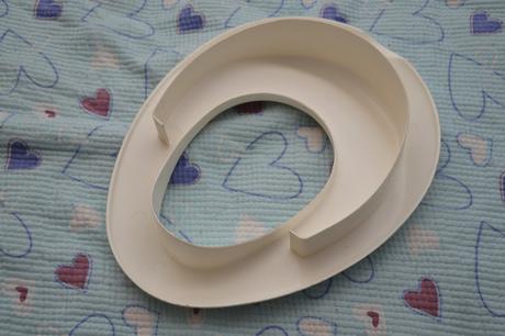 Bílá redukce na wc, sedátko,