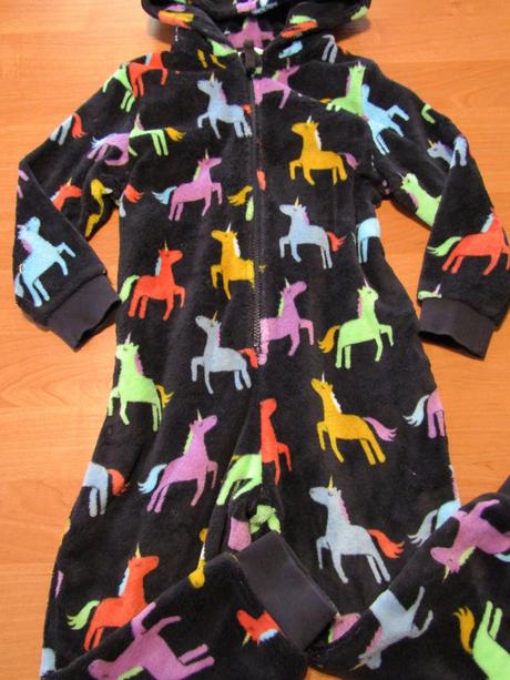 Heboučký overal s jednorožci vel 116, marks & spencer,116