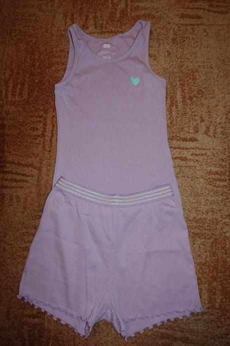 Dívčí letní pyžamo f&f vel. 140, f&f,140