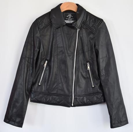 Koženková bunda vel. 11 - 12 let, george,152