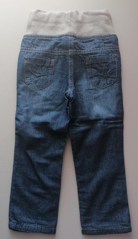 Džíny podšité bavlnou vel 92, c&a,92