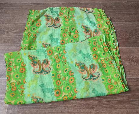 Zelenorůžový dámský šátek, 